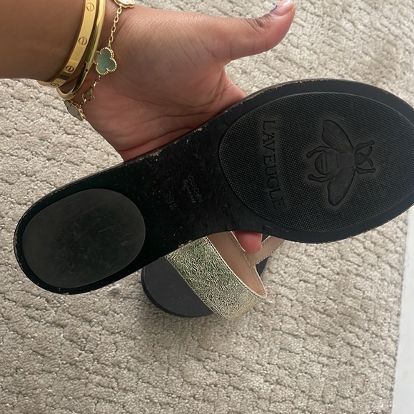 COPY - COPY - Gucci thong sandals ! Only worn 5x size 39.5 . Fits size 9 - Picture 4 of 14